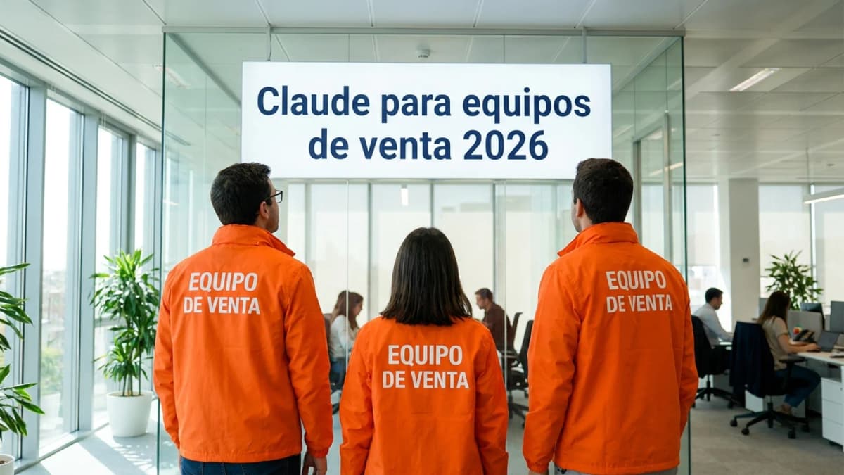 Equipo de ventas trabajando con Claude: chat, Projects, Skills y Cowork como copiloto comercial en 2026