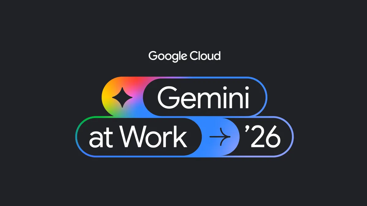 Logo de Gemini at Work 2026, el evento de Google Cloud donde se presentó el Gemini agent