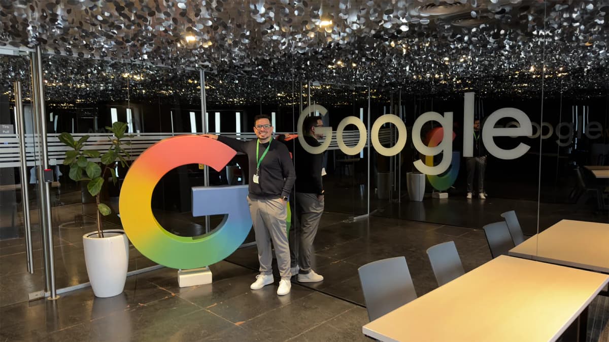 Diego Ceredi en las oficinas de Google Argentina en Puerto Madero, el día del evento de Gemini Enterprise — 19 de agosto de 2026